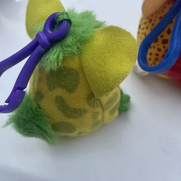 Furby Plush Keychain Lot of 3 - Vintage 2000 McDonalds Happy Meal Clip Toys VTG‎ - Picture 6 of 9